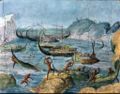 The Laestrygonians. Wall painting. Greece, c100BC
