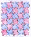 Birds. Colored pencil on paper.