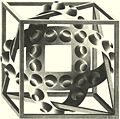 Cube with Magic Ribbons (1957)