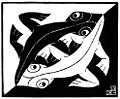 Plane Filling Motif with Reptiles (1941)